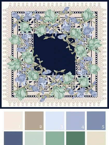 روسری ابریشم مارکا