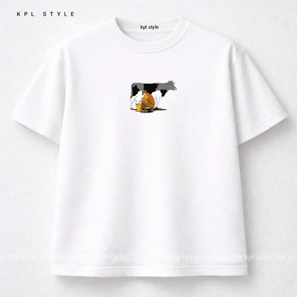 تیشرت باکسی نخ پنبه گرم دار | کد 1345