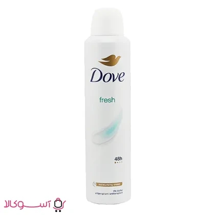 اسپری ضدتعریق داو مدل Fresh حجم 250 میل