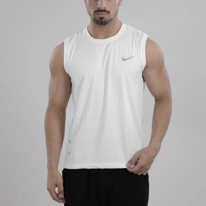 رکابی ورزشی مردانه نایک مدل Dri Fit-033 سفید