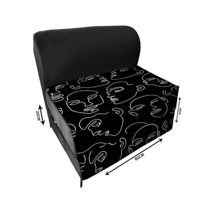 کاناپه تخت شو یک نفره نقاشی مینیمال مدل M1099