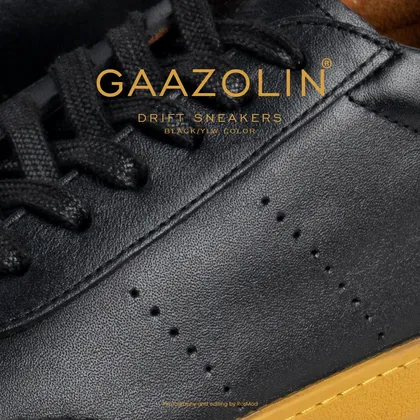 کتانی دریفت گازولین مشکی زرد