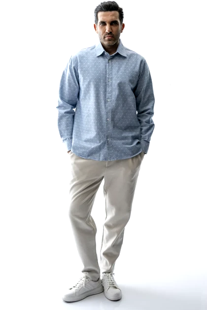 پیراهن ژاکارد رگولار مردانه