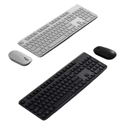 ست کیبورد و ماوس بی‌سیم شیائومی مدل Xiaomi Wireless Keyboard and Mouse Combo 3 WXJS03YM گلوبال