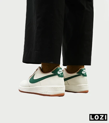 کفش مردانه و زنانه سفید سبز NIKE AIR FORCE مدل 4545
