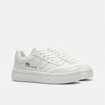 کفش کتانی ونس زارا سفید کد 295092