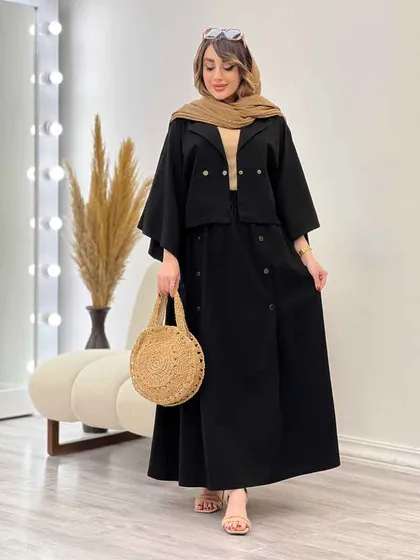 ست کت پانچ و دامن