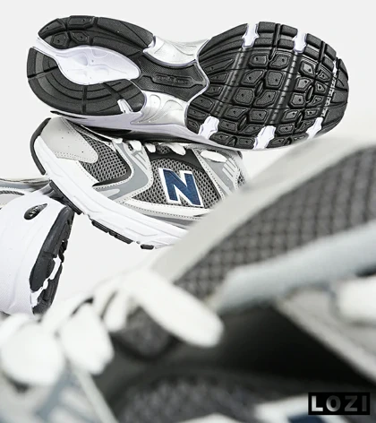 کفش کتانی مردانه و زنانه طوسی خاکستری NEW BALANCE 530