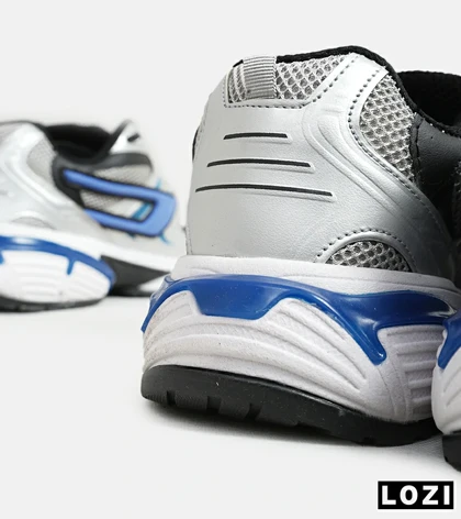 کفش کتانی مردانه نقره ای طوسی آبی DIESEL S-SERENDIPITY SPORT مدل 5816