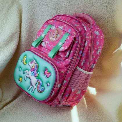 کوله پشتی دخترانه طرح یونیکورن Backpack A31
