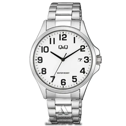 ساعت کیو اند کیو صفحه سفید Q&Q A480J204Y
