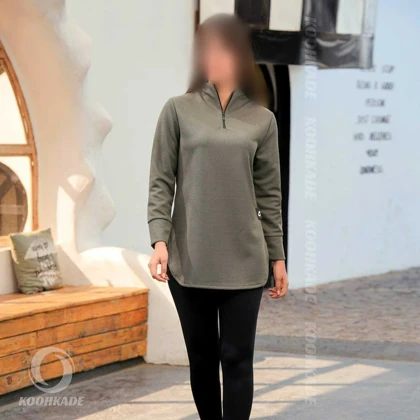 مانتو نیم زیپ بهاره پاییزه NIKE