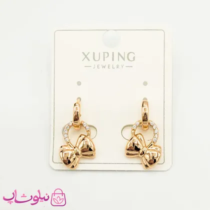 گوشواره آویز دخترانه ژوپینگ طرح پاپیون
