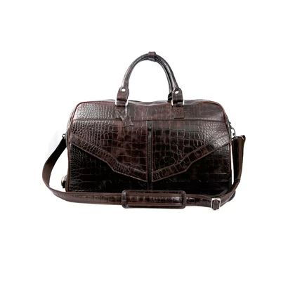 ساک مسافرتی چرخ دار چرم کروکو مدل آندس