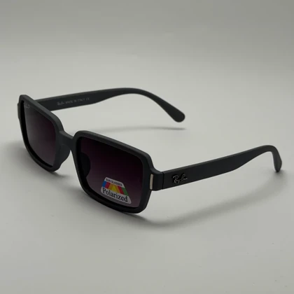 عینک آفتابی پلاریزه ریبن مستطیلی طوسی کد rayban RB 2201
