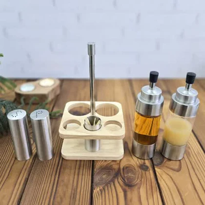 استند پنج تیکه رومیزی شنگیا