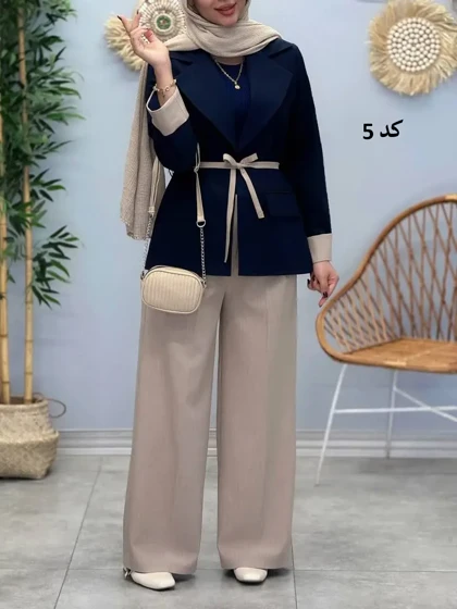 3453-کت و شلوار مزونی نیکو