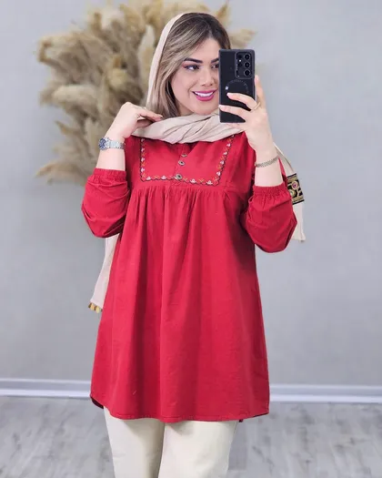 تونیک گلدوزی