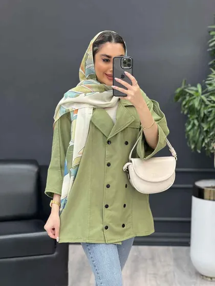 مانتو لینن ده دکمه