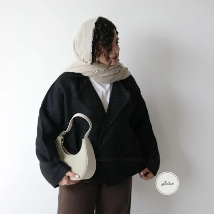 کت پشمی مدل اسپرسو