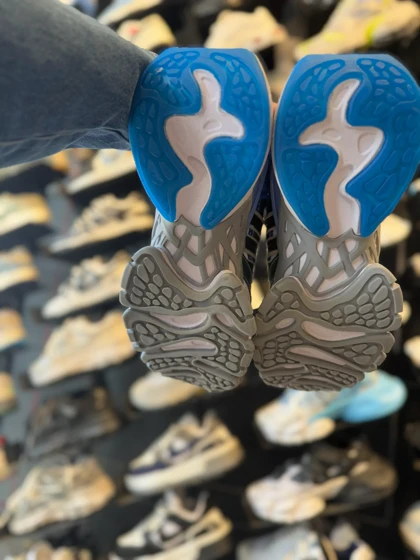 کتانی مردانه دیلاکس ادیداس آبی سبز