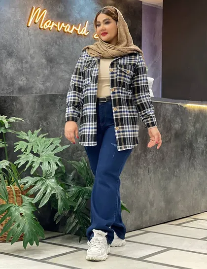 شلوار جین واید کد : 1414881