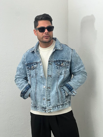 کت جین مردانه باکسی