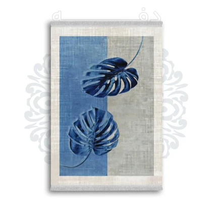 *جدید* فرشینه از جنس پارچه شانل مخمل ترک طرح فانتزی برند دفه کد 1867