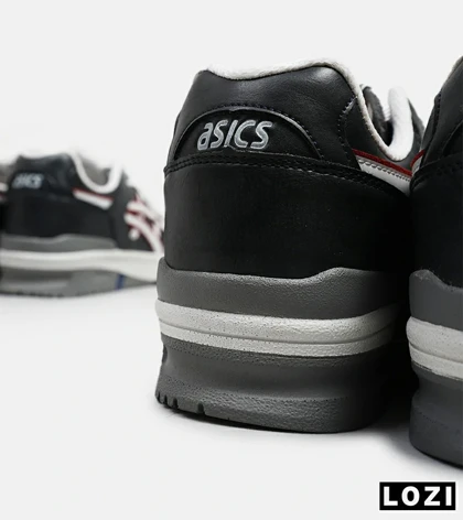 کفش کتانی مردانه مشکی سفید قرمز ASICS TIGER RUNNER II مدل 5680