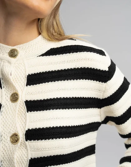 ژاکت رینگر دکمه طلایی