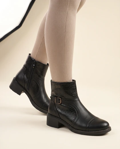 کفش نیم بوت زنانه هشتگ اکو مدل NB-8862