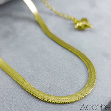 گردنبند ماری تخت طلایی 50128