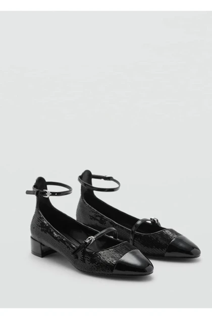 کفش پاشنه‌بلند کلاسیک زنانه اورجینال منگو mango