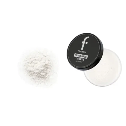 پودر بیک فلورمار تثبیت آرایش با جلوه‌ای مات و طبیعی مدل Invisible Loose وزن 15 گرم