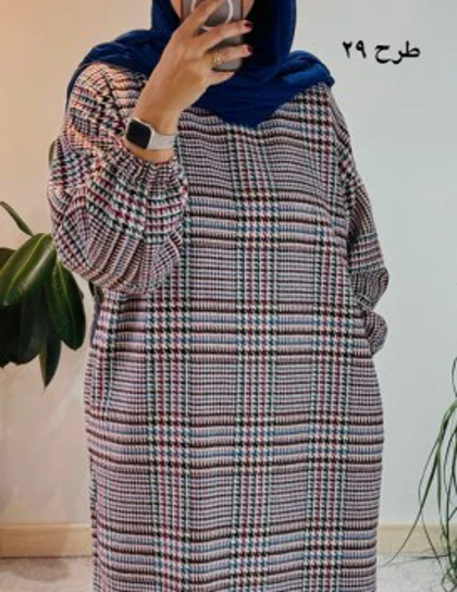 کفتان پشمی چهارخونه دیبا 5