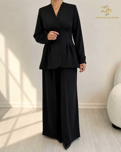 کت و شلوار زنانه کرپ مورگان داتیس