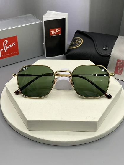 عینک آفتابی Ray-Ban RB8094 دو رنگ طلایی/مشکی عدسی کریستال ضد UV