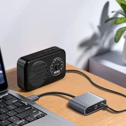 مبدل USB به جک 3.5 میلی‌متری کوتسی 76011