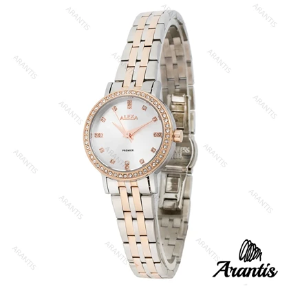 ساعت الکسا A0107 زنانه رزگلد سیلور w-10089