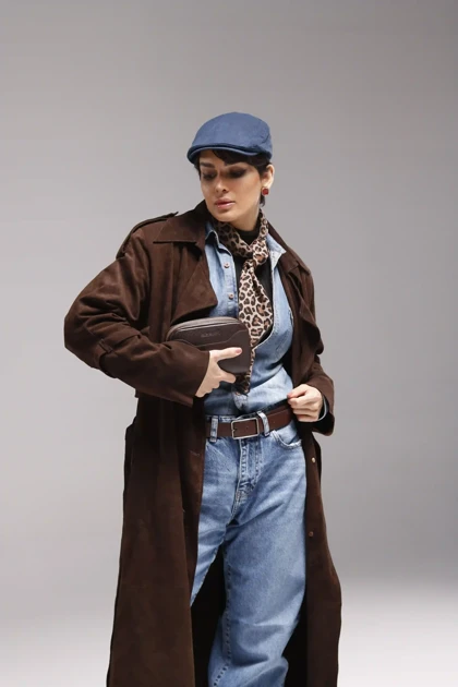 بارانی چرم جیر زنانه