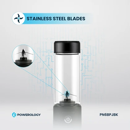 مخلوط کن و شیکر 6 تیغهPOWEROLOGY مدل BLADE PORTABLE JUICER