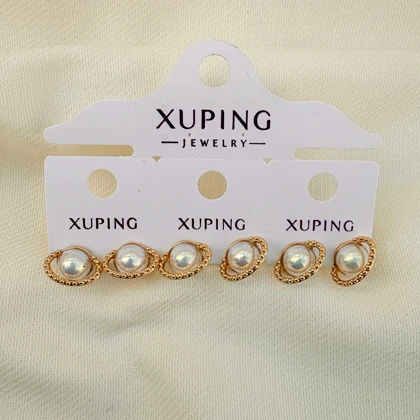 گوشواره ماه کهکشانی مرواریدی ژوپینگ