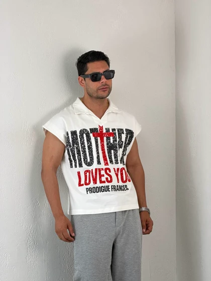 وست یقه دار0020LOVES YOU