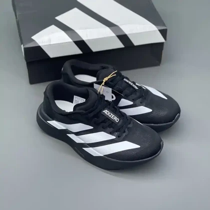 کفش آدیداس آدیزیرو مشکی سفید Adidas Adizero Black White