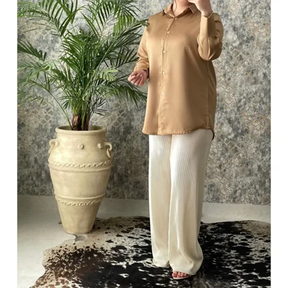 شومیز زنانه ساتن زارا مجلسی