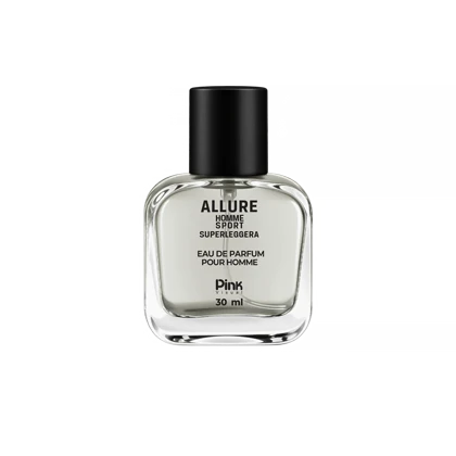 عطر جیبی مردانه پینک ویژوآل مدل Chanel Allure Homme Sport Superleggera حجم 30 میلی لیتر