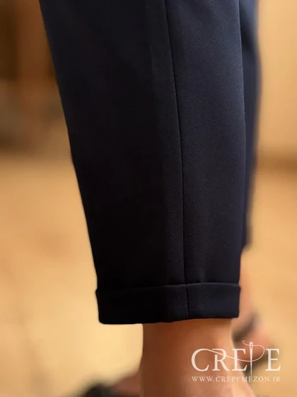 شلوار کرپ دوبل پاکتی قد 90