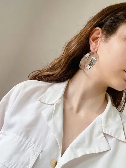 گوشواره حلقه‌ای فشن