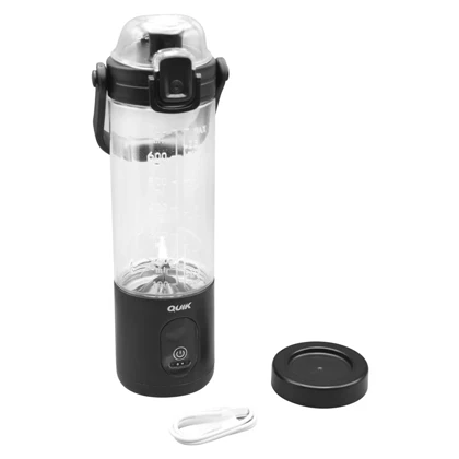 مخلوط کن شارژی کوئیک شش تیغه مدل Q9 ظرفیت 0.7 لیتر