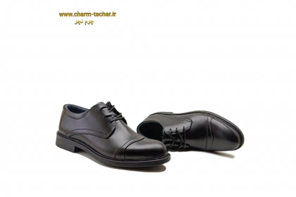 کفش مردانه رسمی اداری مجلسی چرم طبیعی دست وز si173